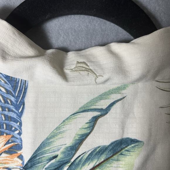 TOMMY‎ BAHAMA Baseball NY Yankees 100% Silk Shirt MLB Hawaiian Tropical XL - Picture 7 of 11